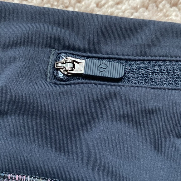 Lululemon Women Run Speed Up Short 2.5" Inseam Dappled Daze Obsidian Size 14 - Picture 9 of 11